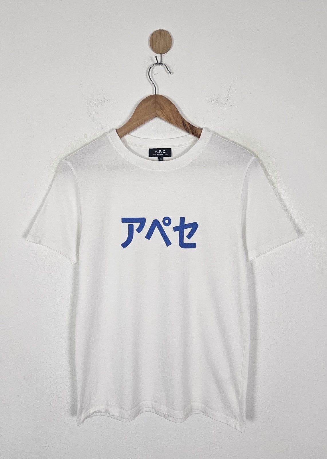 A.P.C. APC Rue Madame Paris Japan katakana shirt Size US XS / EU 42 / 0 - 1 Thumbnail