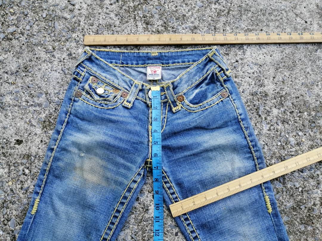True Religion True Religion Joey Super T Low Rise Denim Jeans Size 24" / US 00 / IT 34 - 3 Thumbnail
