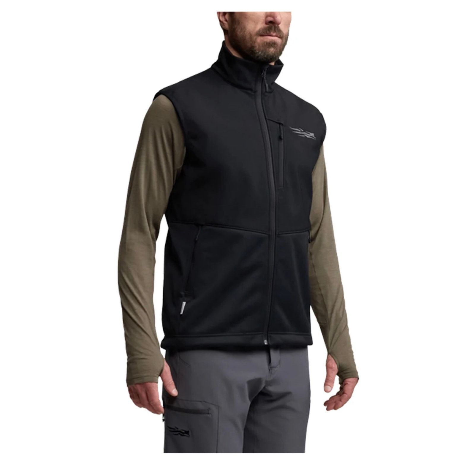 SITKA Sitka Jetstream Vest Men 2XL Black Gore Tex Labs Windstopper Size US XXL / EU 58 / 5 - 1 Thumbnail