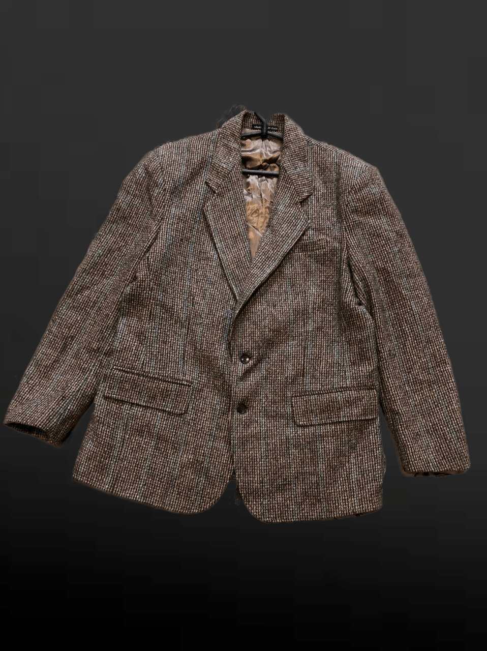 Harris Tweed Vintage Hugo Boss Tweed Blazer Wool Sport Coat Size 42R - 1 Thumbnail