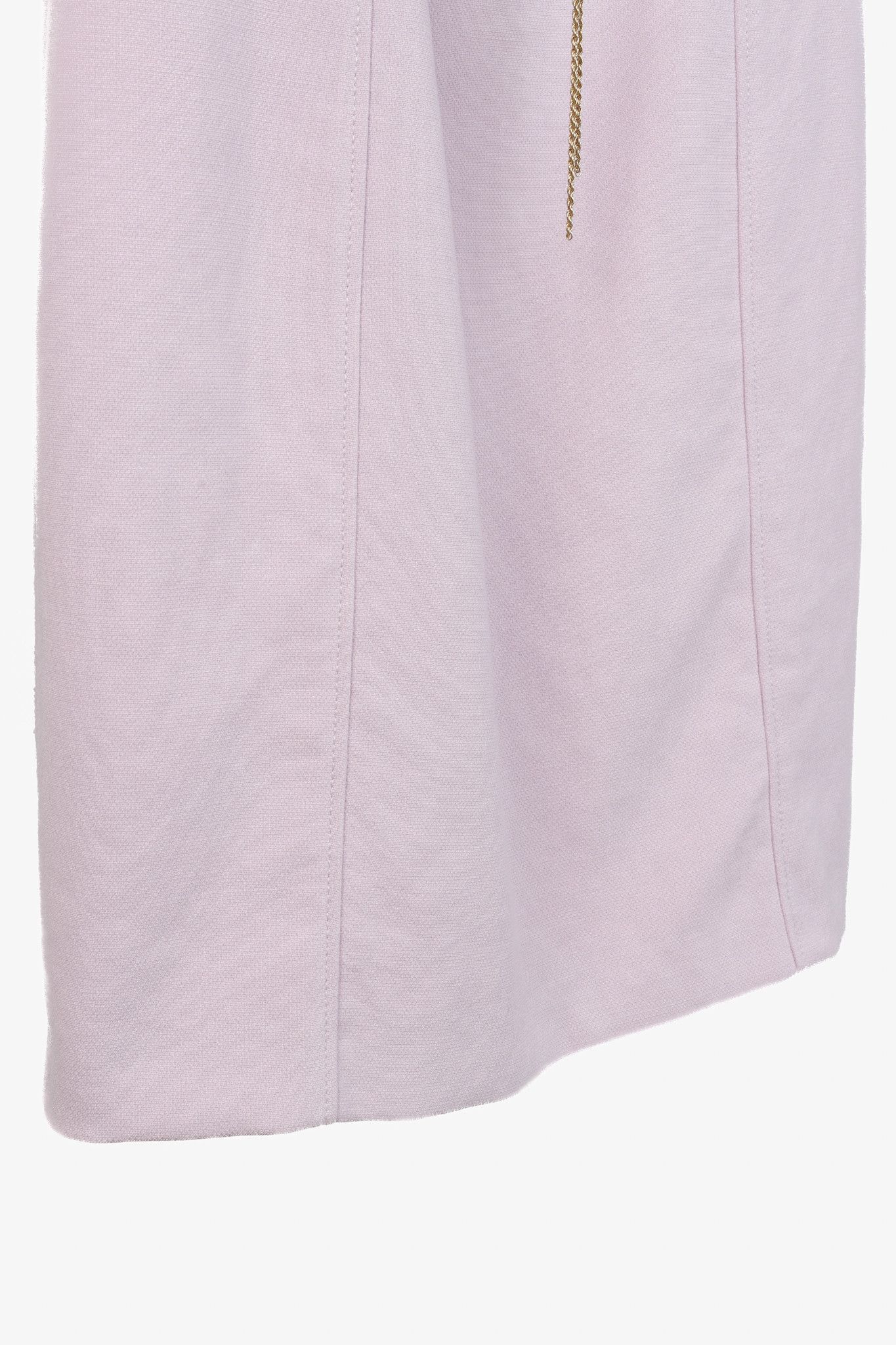 Versace Versace Lilac Knit-Ponte Embellished-Waist Sleeveless Dress Size L / US 10 / IT 46 - 7 Thumbnail
