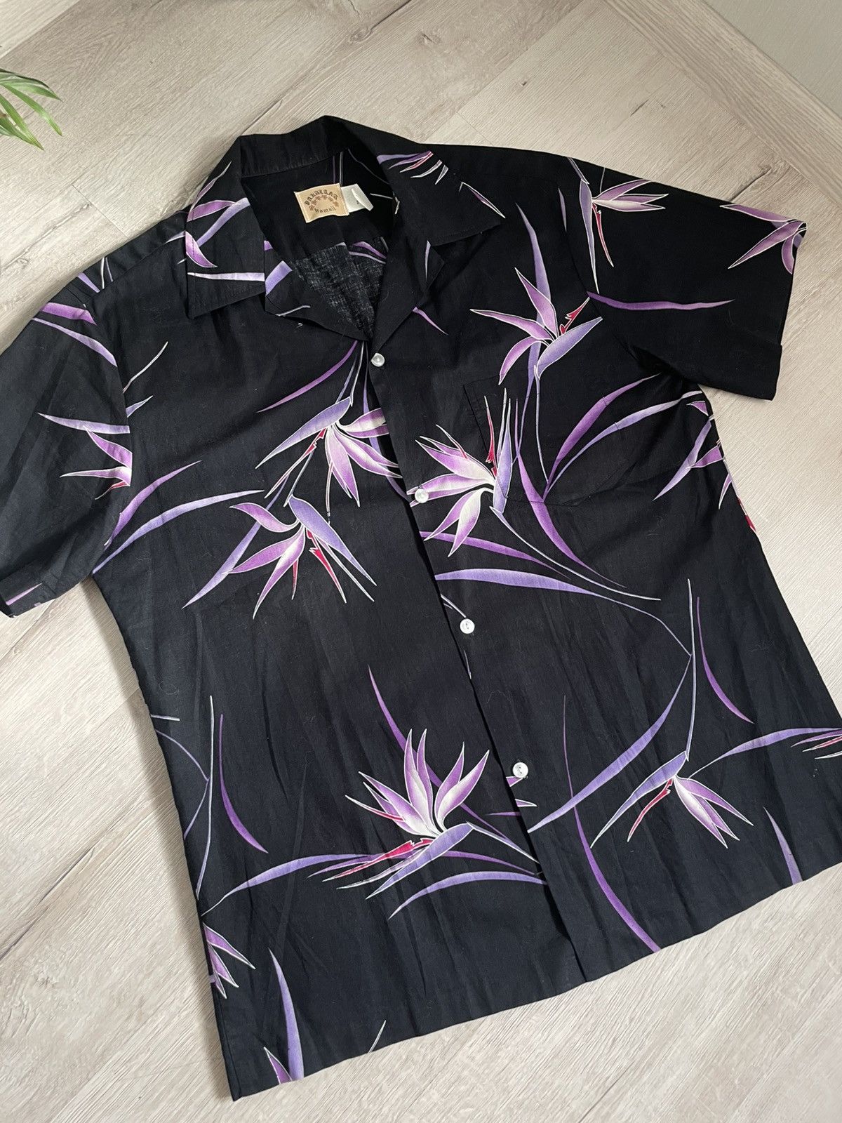 Vintage Vintage Y2k Hawaii Shirt With Flowers Made In USA 2000s Size US L / EU 52-54 / 3 - 5 Thumbnail