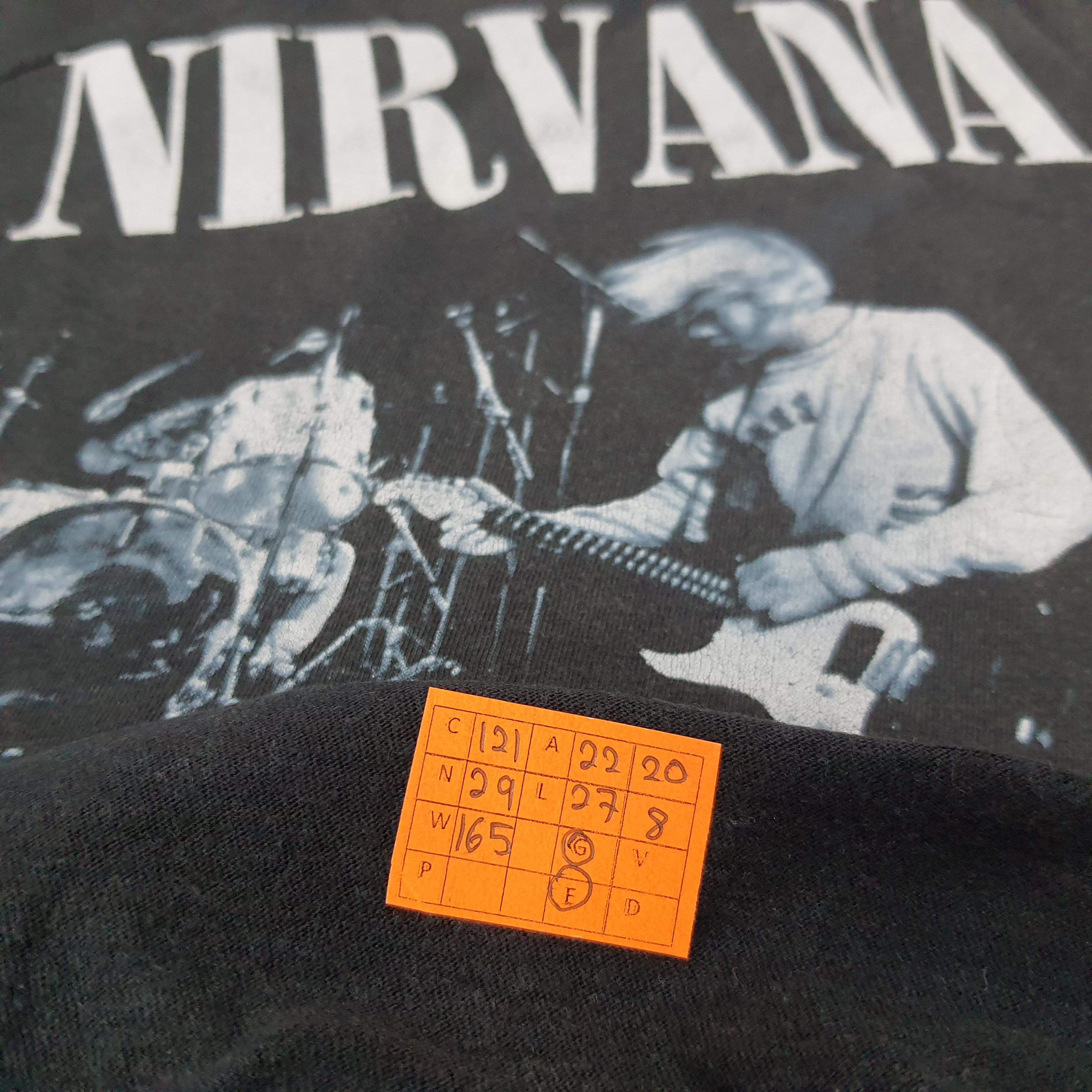 Band Tees × Nirvana × Vintage Vintage Nirvana Band Photo Tee T-shirt Size US L / EU 52-54 / 3 - 5 Thumbnail