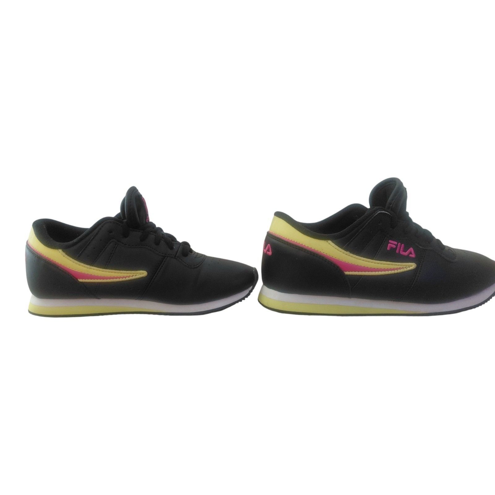 Fila 3PM01823-044 — FILA Women's 6 Black Pink Neon Yellow Y2K Ath Size US 6 / IT 36 - 3 Thumbnail