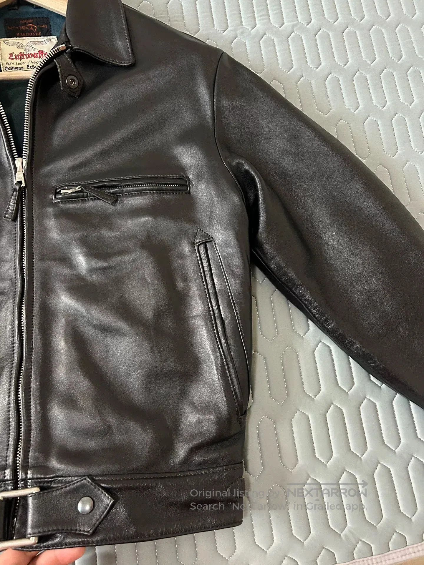 Eastman Leather Clothing eastman leather pilot jacket in black. Size US M / EU 48-50 / 2 - 3 Thumbnail