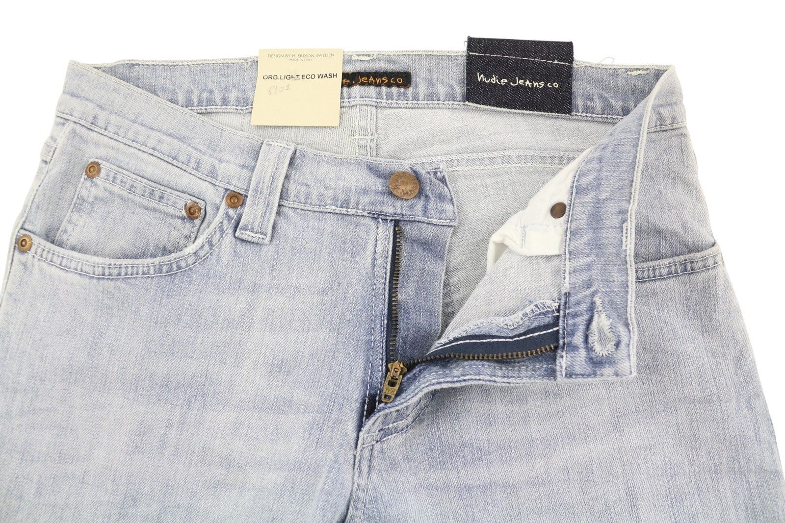 Nudie Jeans TIGHT LONG JOHN BLUE W28/L34 Skinny Jeans 87257 Size US 28 / EU 44 - 4 Thumbnail