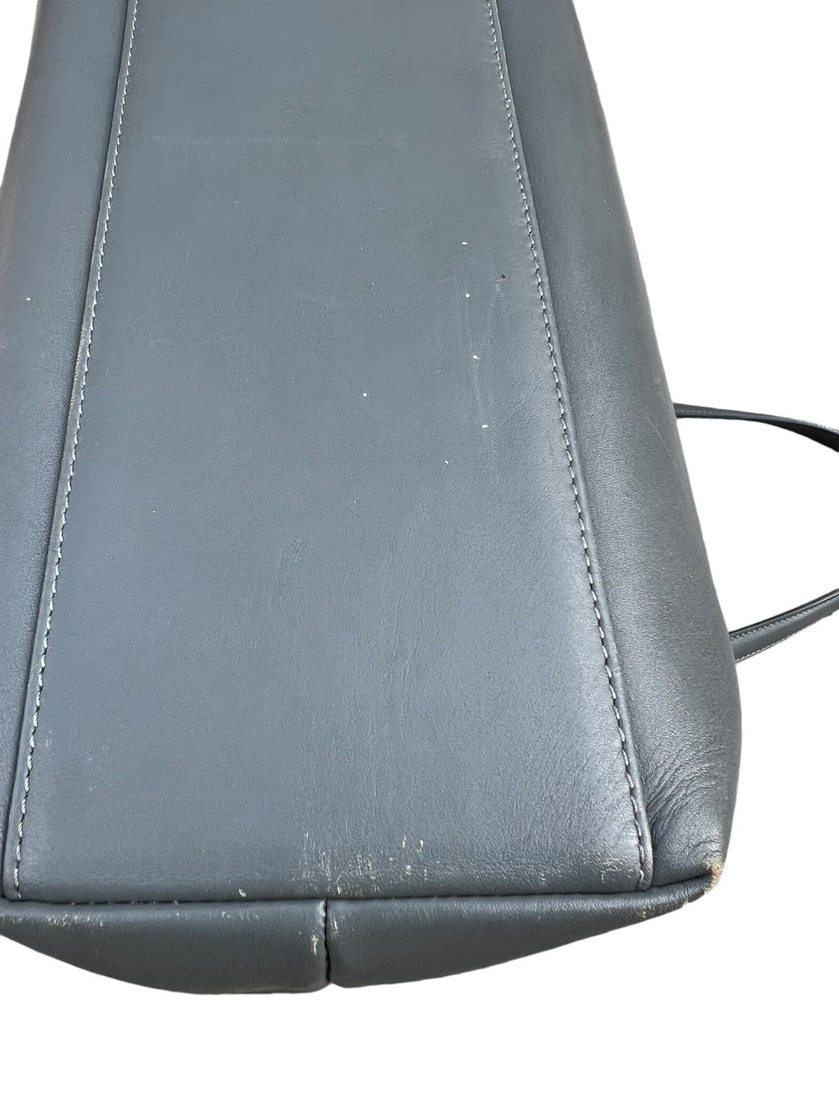 Japanese Brand × Leather THE PITH Japan Distress Muddy Patina Leather Tote Bag Size ONE SIZE - 18 Thumbnail