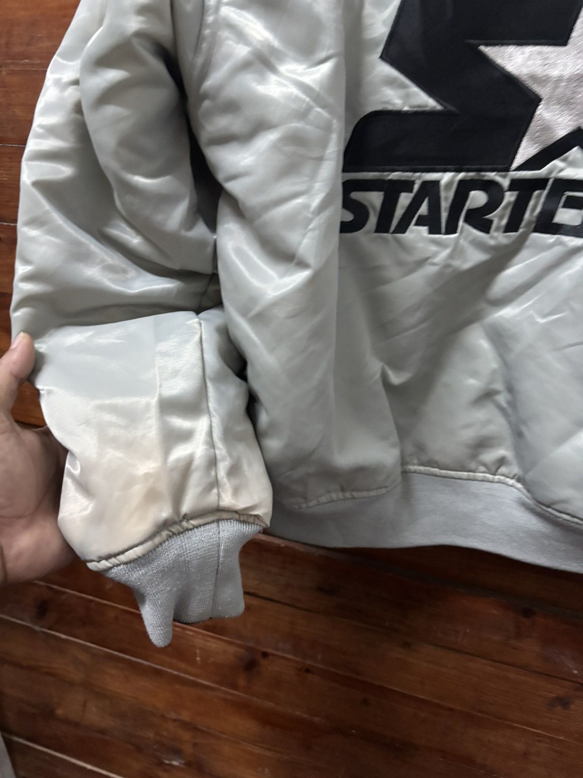 NHL Vintage 90s stater los angeles king reversible satin jacket Size US L / EU 52-54 / 3 - 9 Thumbnail