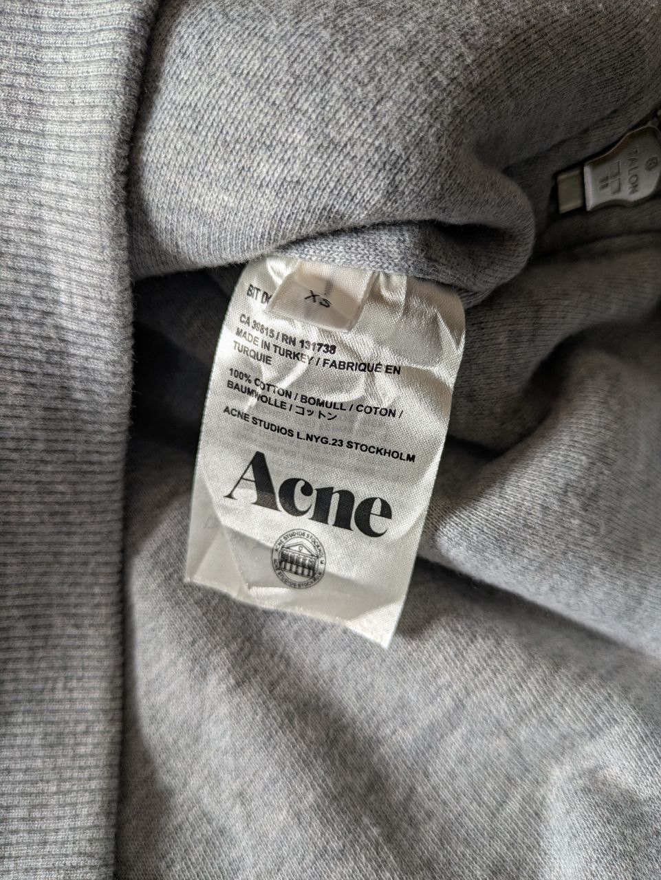 Acne Studios Acne Studios Bit Double Heavyweight Boxy Hoodie Size US XS / EU 42 / 0 - 9 Thumbnail