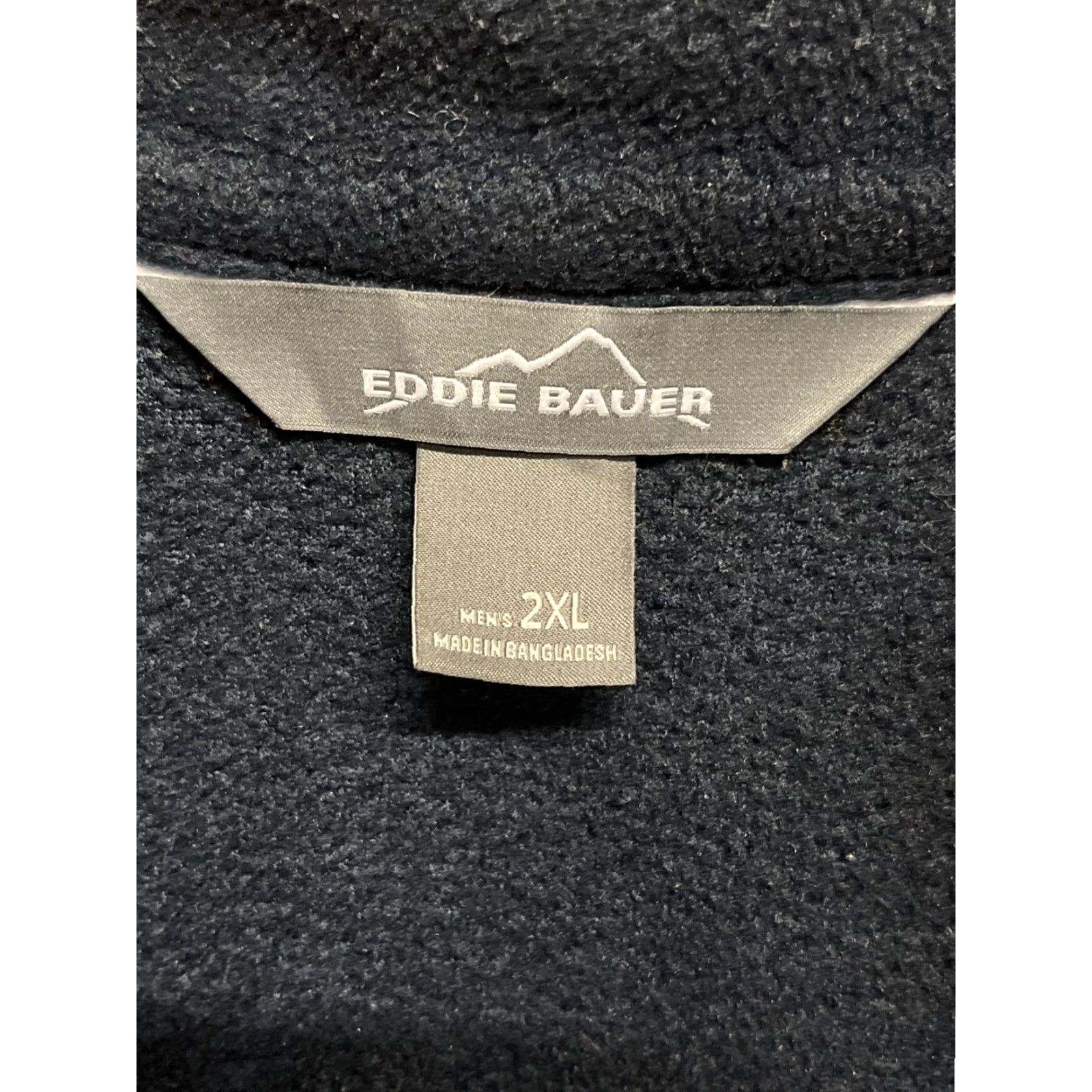 Eddie Bauer VINTAGE Eddie Bauer Mens Blue Full Zip Fleece Vest 2XL Adult Men Hoodie? Size US XXL / EU 58 / 5 - 3 Thumbnail
