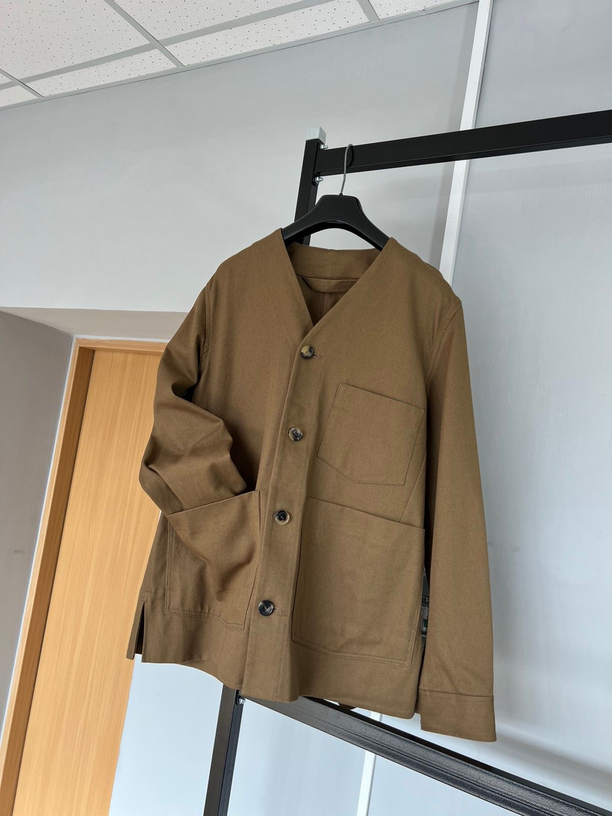 Pre-owned Acne Studios Method Pss17 Brown Coat Jacket