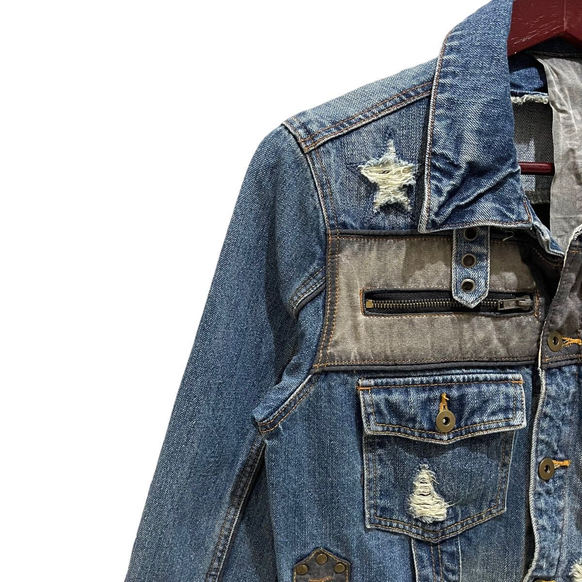Japanese Brand 🔥Rare🔥12.5 oz Denim Jacket Size US L / EU 52-54 / 3 - 4 Thumbnail