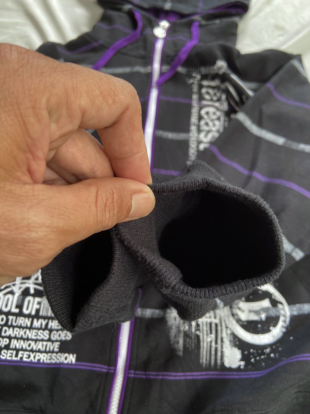 Japanese Brand B ONE SOUL I HATE TO TURN MY HEAD ZIP HOODIE Size US L / EU 52-54 / 3 - 14 Thumbnail