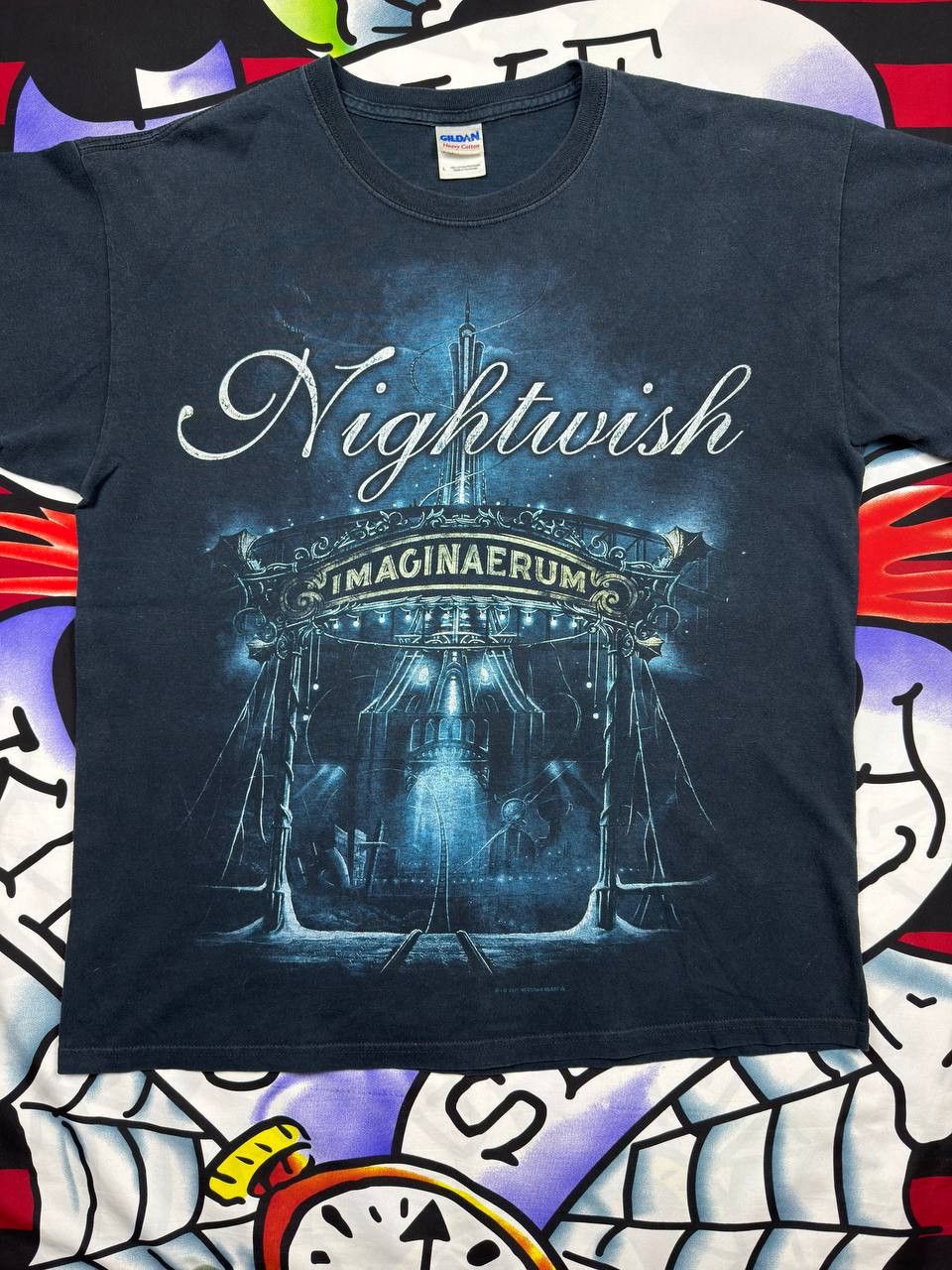 Band Tees Nightwish Band T-shirt Imaginarium 2011 Dare To Enter Size US L / EU 52-54 / 3 - 1 Thumbnail
