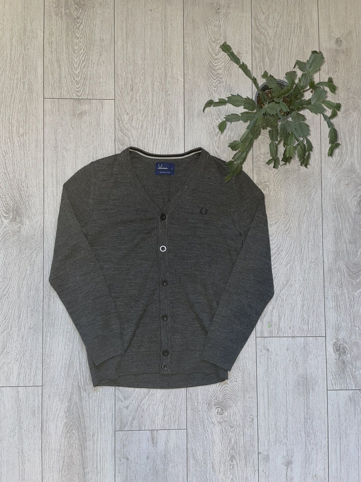 Fred Perry Cardigan Fred Perry Merino Wool Old Money Streetwear Size US S / EU 44-46 / 1 - 1 Thumbnail
