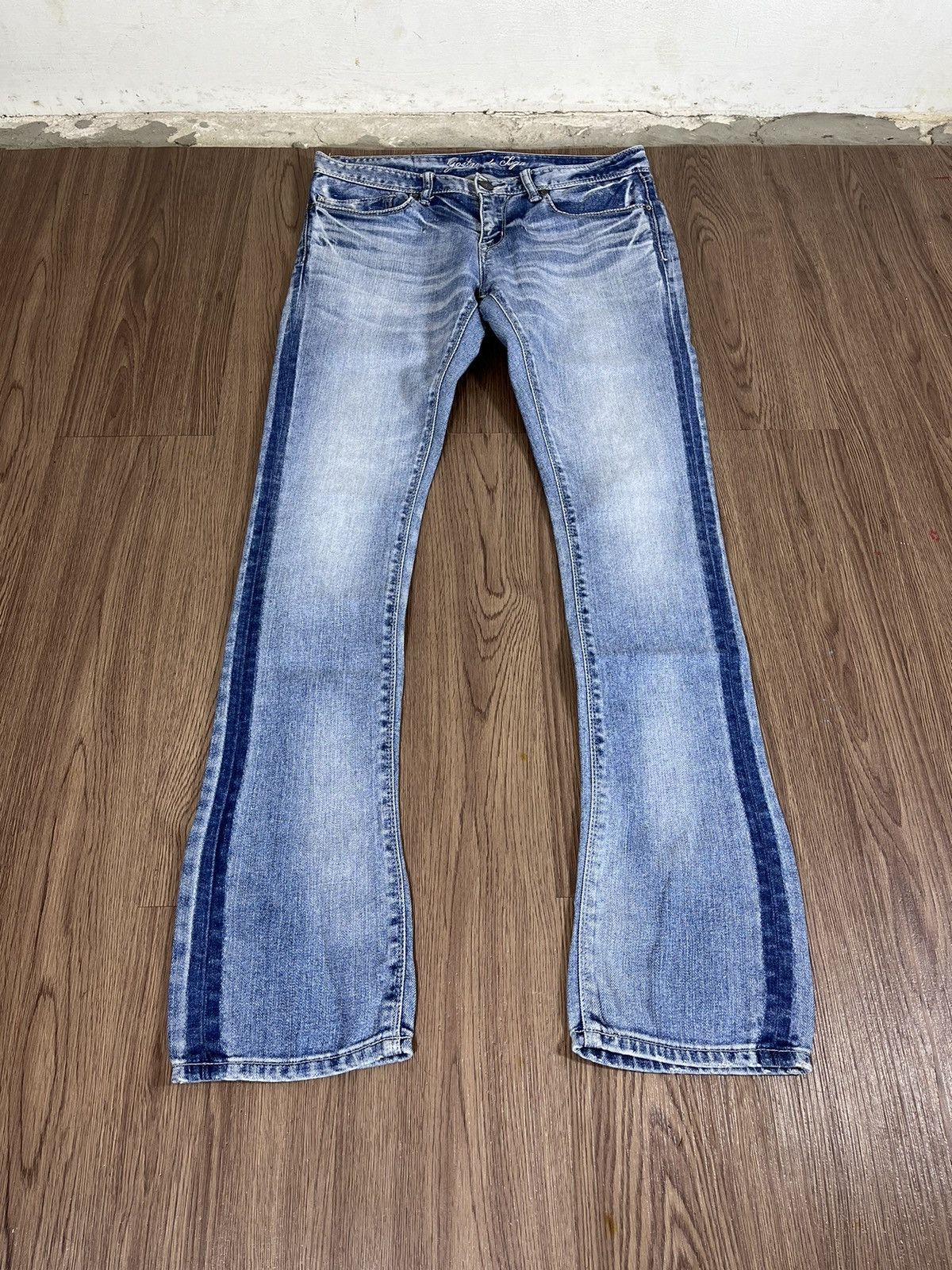GOSTAR DE FUGA Gostar de Fuga Slim Fit Faded Denim Jeans Size US 31 - 4 Thumbnail