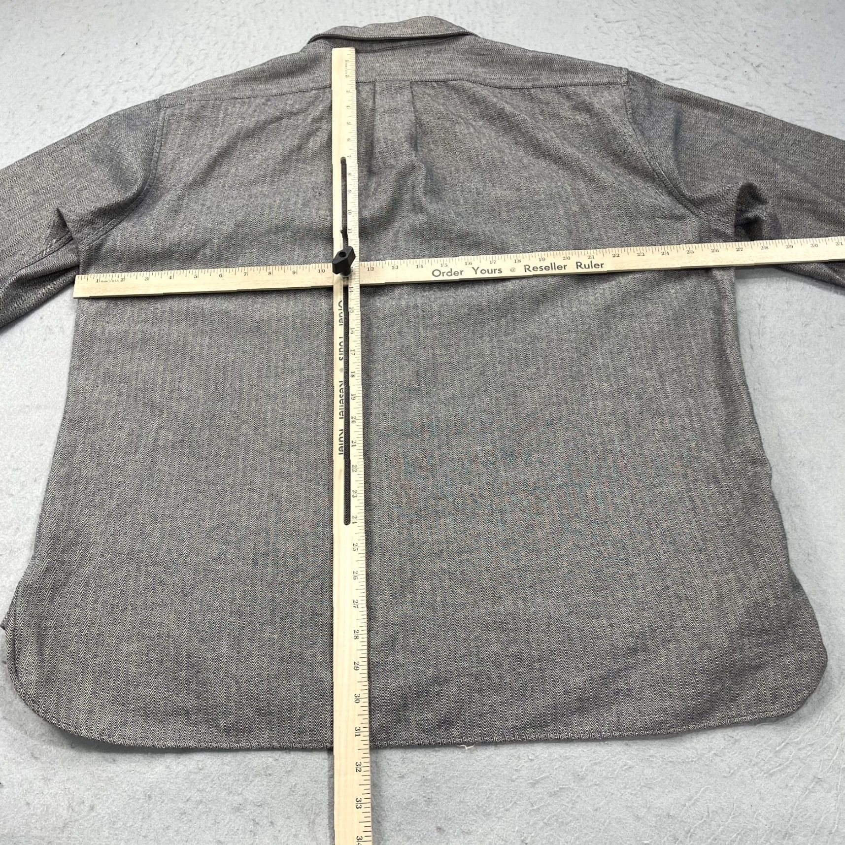 J.Crew VINTAGE J.CREW Shirt Mens XL Brown Herringbone Oarsman Logo Cotton Flannel 90s Size US XL / EU 56 / 4 - 6 Thumbnail