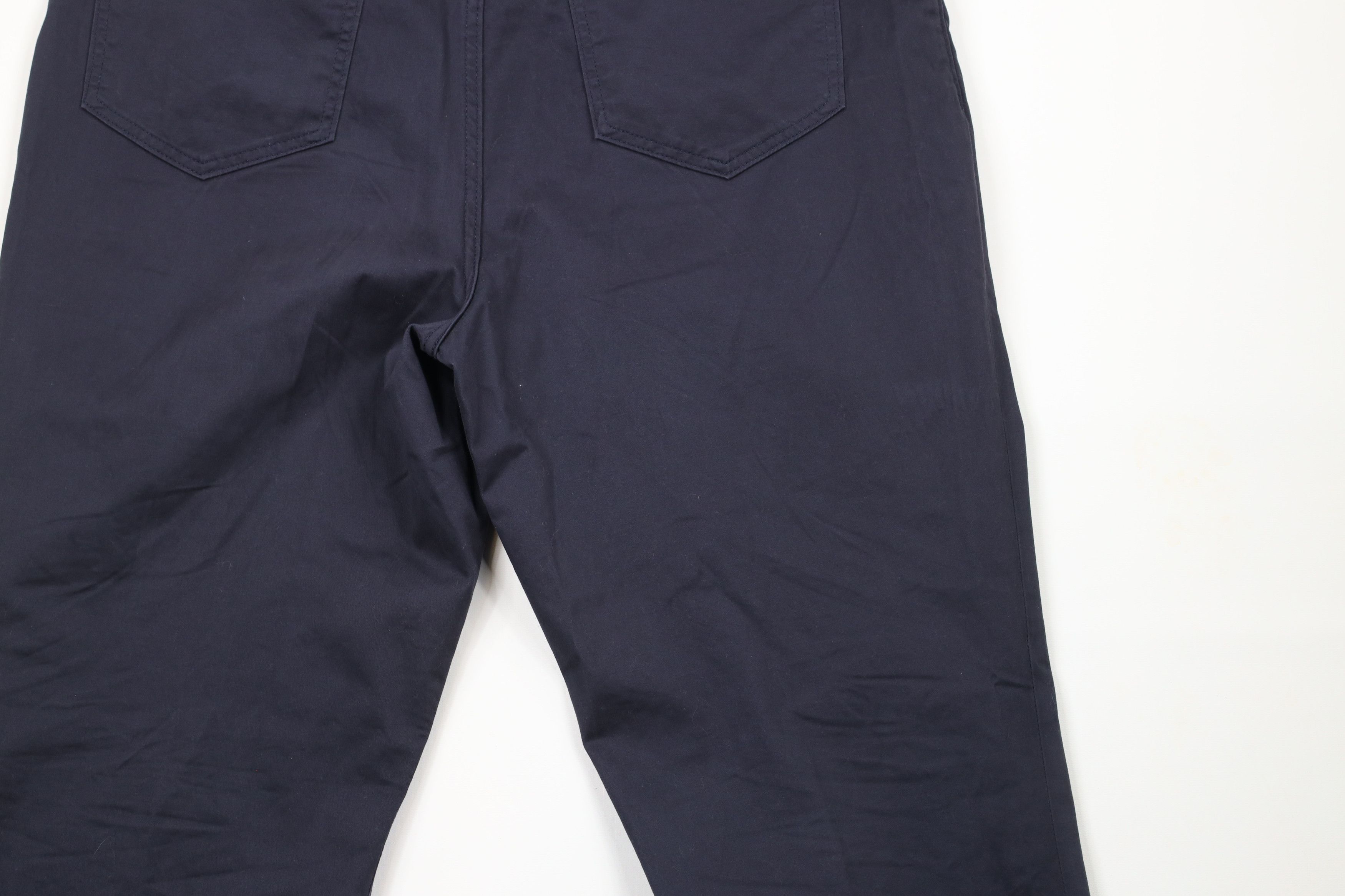 Johnston & Murphy × Vintage Johnston & Murphy Leg Cotton Twill Chino Pants Navy Blue Size US 38 / EU 54 - 10 Thumbnail