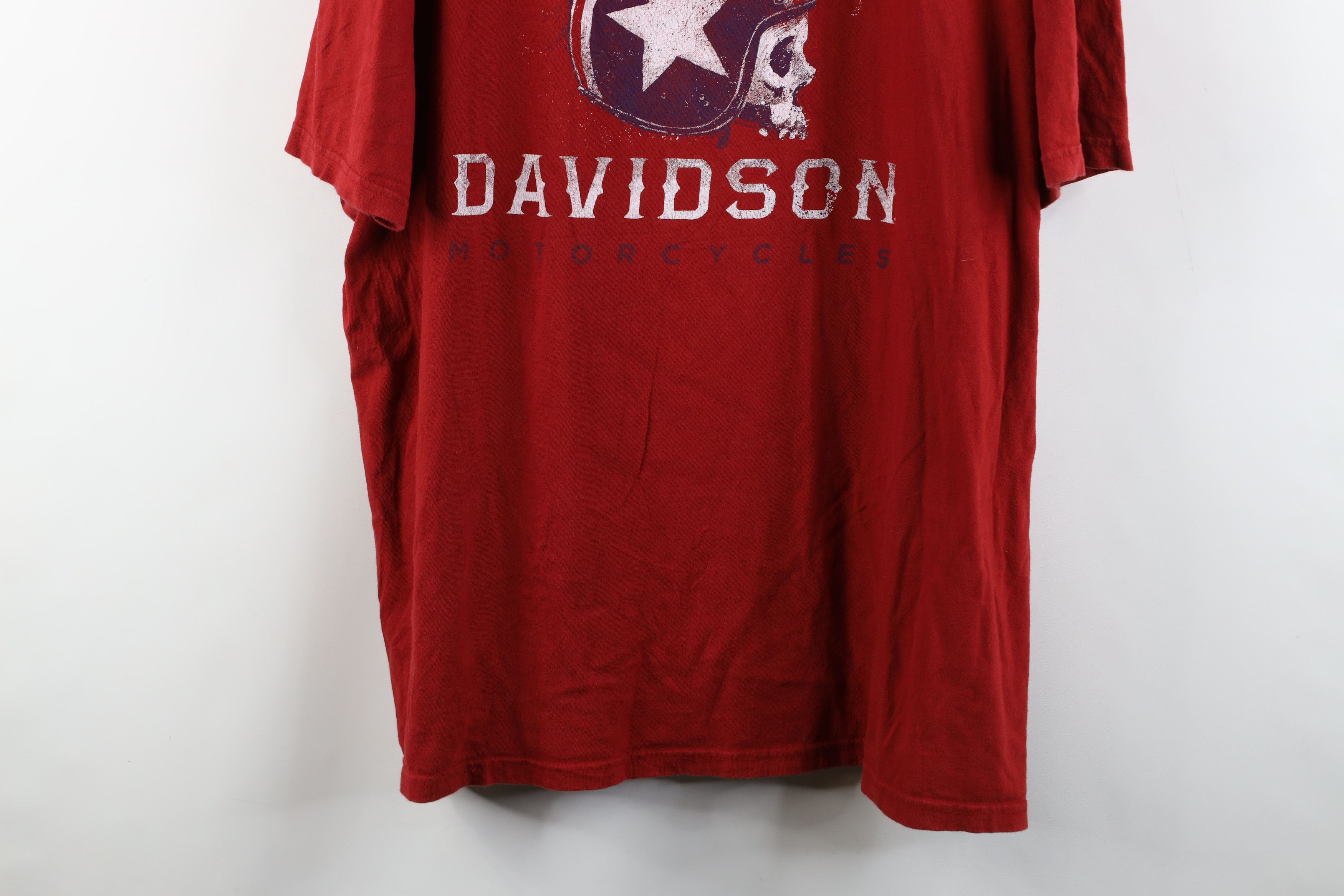 Harley Davidson × Vintage Vintage Y2K Harley Davidson Spell Skull Motorcycle T-Shirt Size US XXL / EU 58 / 5 - 3 Thumbnail