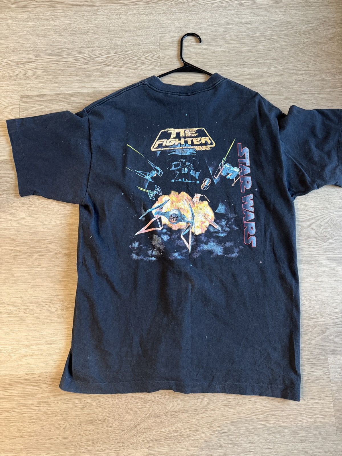 Star Wars Vintage Star Wars Tie Fighter Tee 90s Size US XL / EU 56 / 4 - 4 Thumbnail