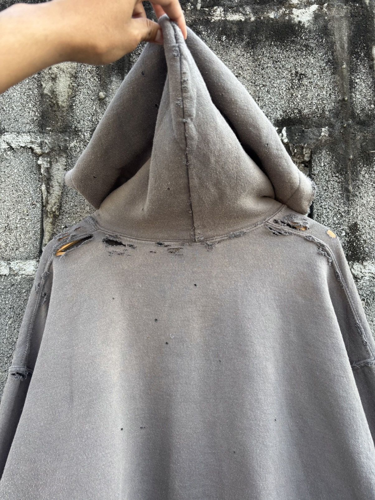 Vintage Thrashed Distressed T-REX Hoodie Size US XL / EU 56 / 4 - 10 Thumbnail