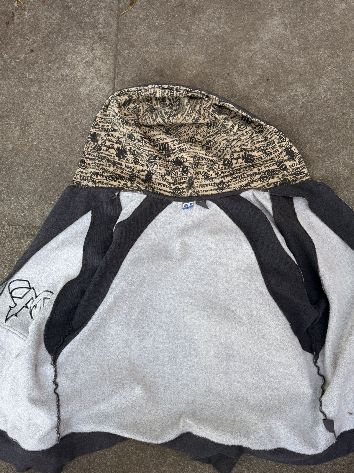 Japanese Brand OP International Board Riding Hoodie Big SpellOut Size US L / EU 52-54 / 3 - 5 Thumbnail