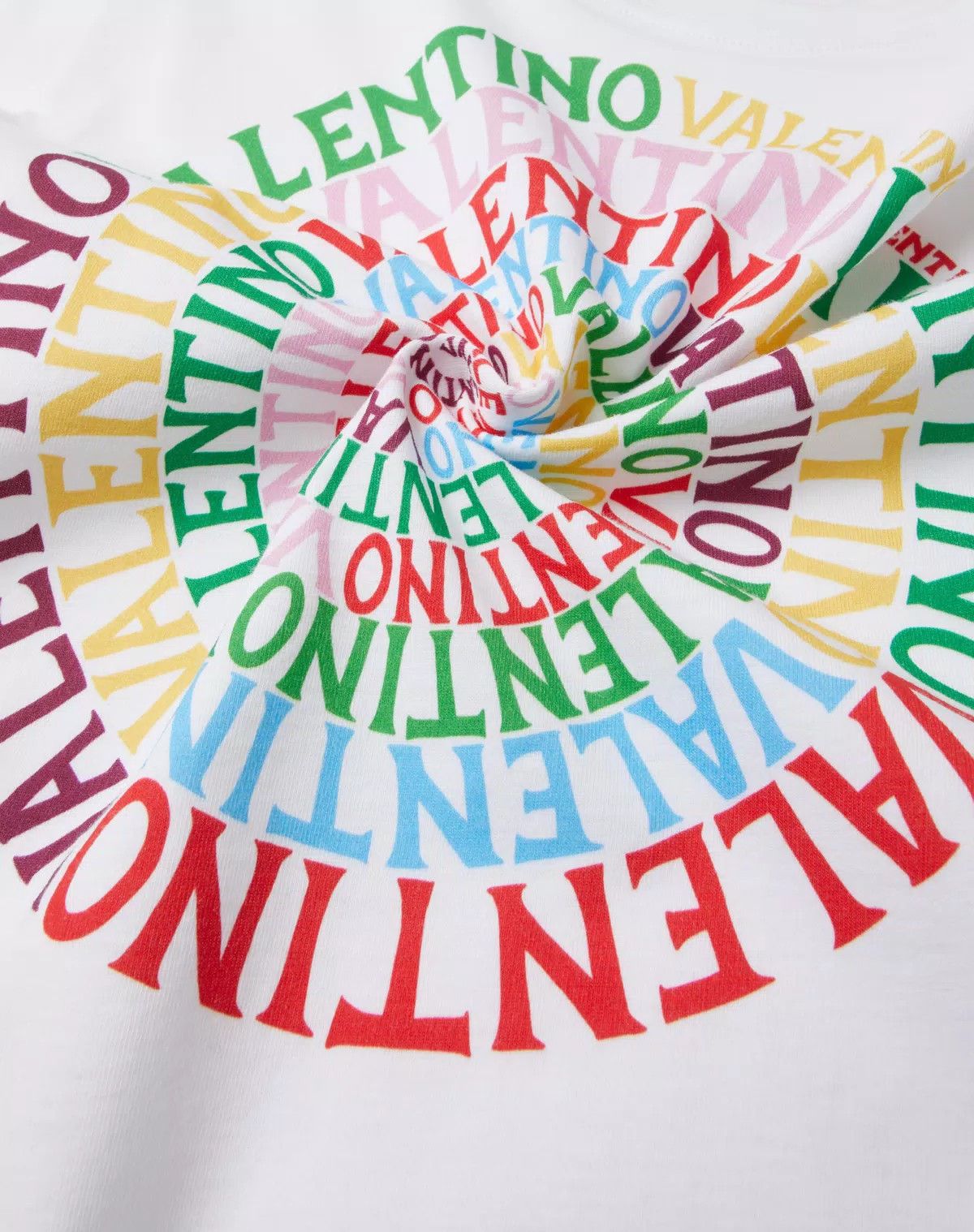 Valentino o1s1wg111125 Loop Jersey T-Shirt in White Size XS / US 0-2 / IT 36-38 - 4 Thumbnail
