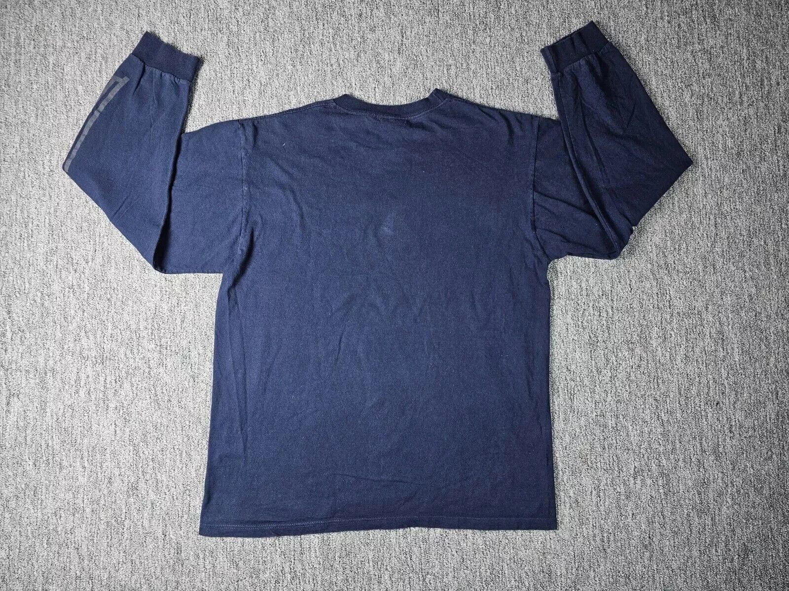 Nike Nike Center Logo Sweatshirt Vintage 90s USA Blue M Pullover Size US M / EU 48-50 / 2 - 3 Thumbnail