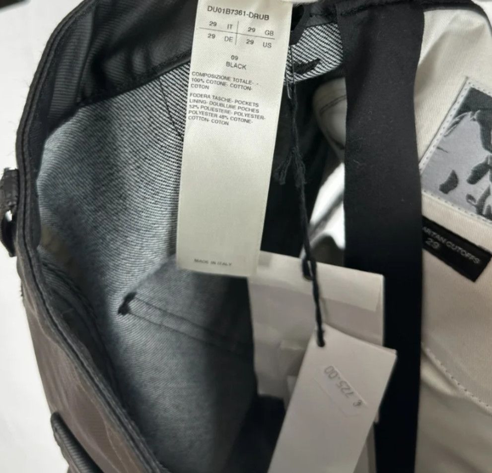 Rick Owens × Rick Owens Drkshdw raw spartan cutoff NEW! Size US 29 - 7 Thumbnail
