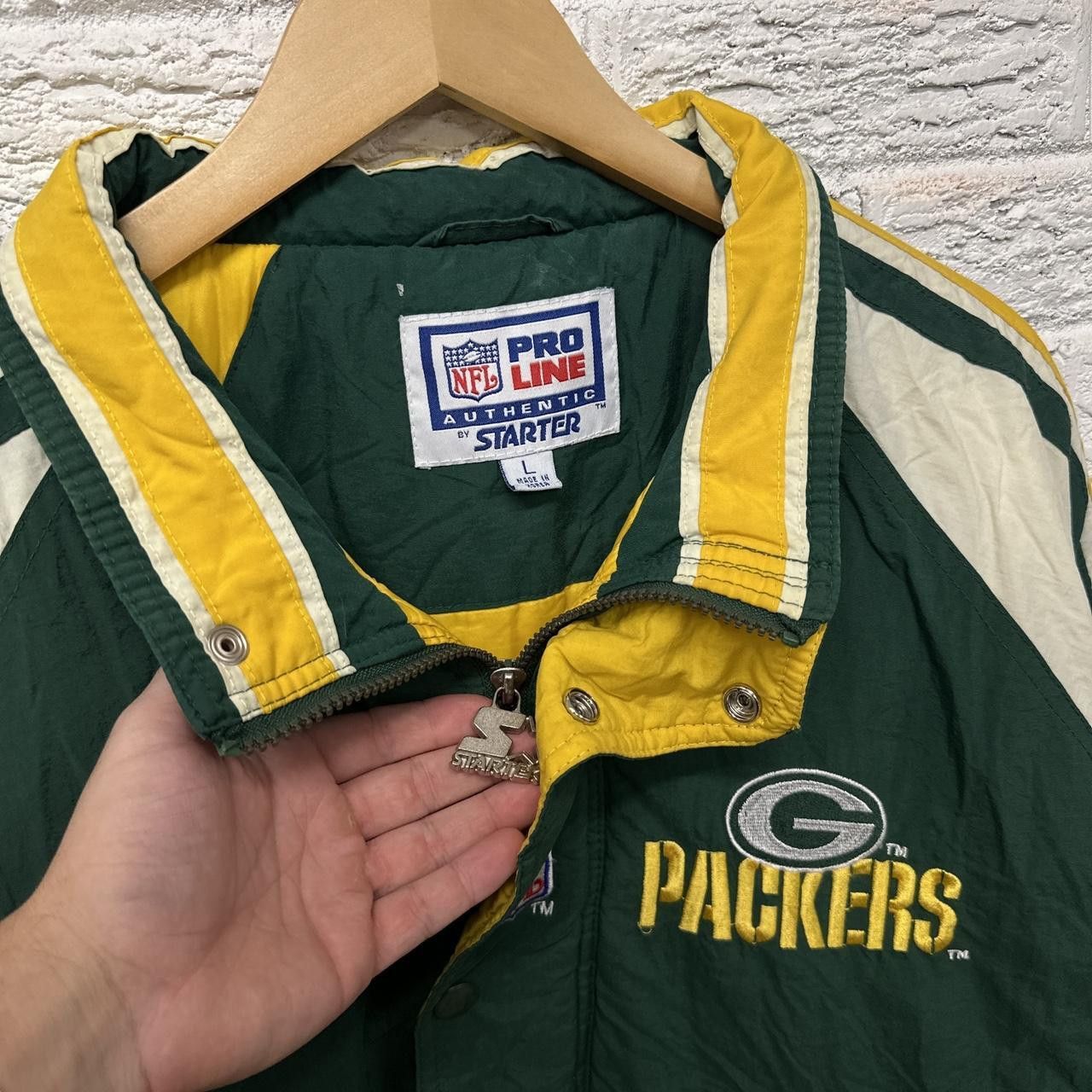 Starter × Vintage Vintage 90’s Green Bay Packers Starter Jacket Large Size US L / EU 52-54 / 3 - 4 Thumbnail