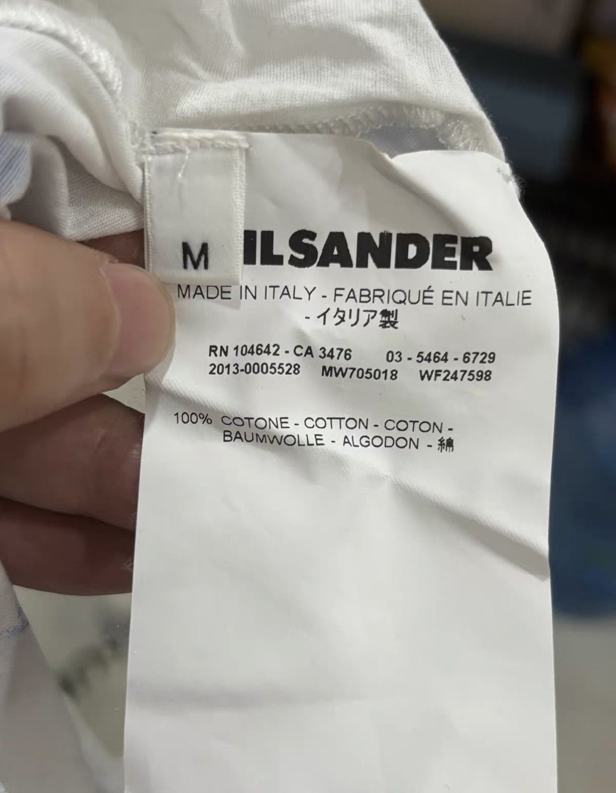 Jil Sander JIL SANDER Short Sleeve T-shirt J2 Size US M / EU 48-50 / 2 - 5 Thumbnail