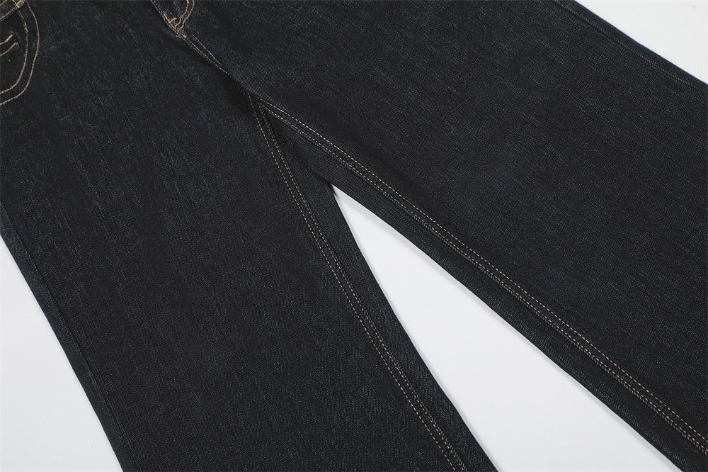 Jean High street American men's loose wide-leg flared jeans Size US 32 / EU 48 - 4 Thumbnail