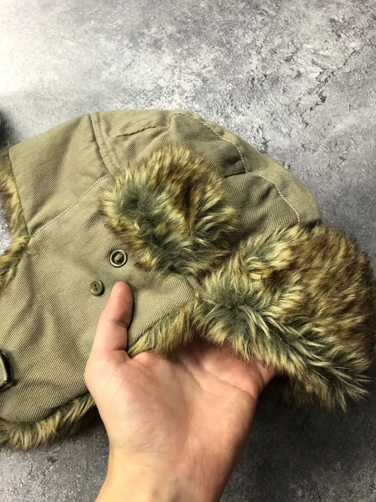 Vintage USHANKA Amazing Faux Fur Y2K Hat (Trapper Hat) Mohair Hype Size ONE SIZE - 5 Thumbnail