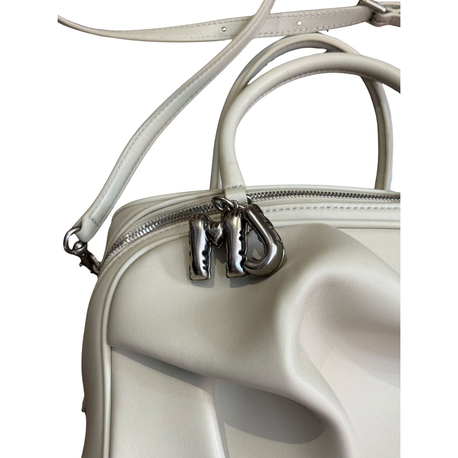 Marc Jacobs MARC JACOBS The Small Wave Top-Handle Bag Bone NEW $658 Size ONE SIZE - 3 Thumbnail