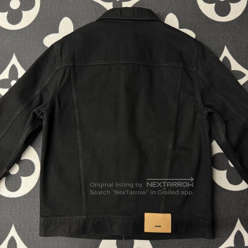 Louis Vuitton Louis Vuitton Black DNA tag denim jacket Size US M / EU 48-50 / 2 - 2 Thumbnail