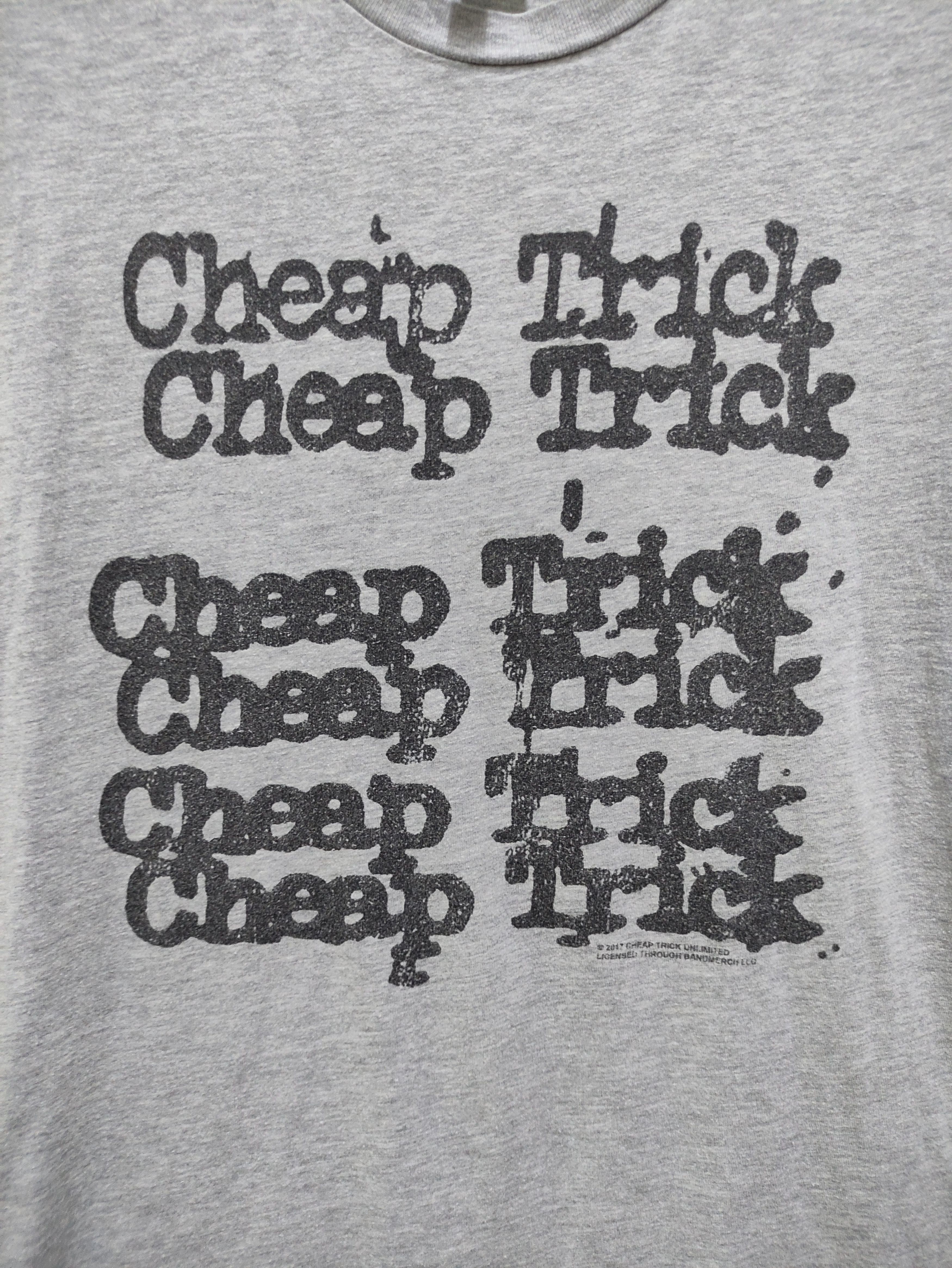 Band Tees VINTAGE CHEAP TRICK mens L gray tee Size US L / EU 52-54 / 3 - 3 Thumbnail