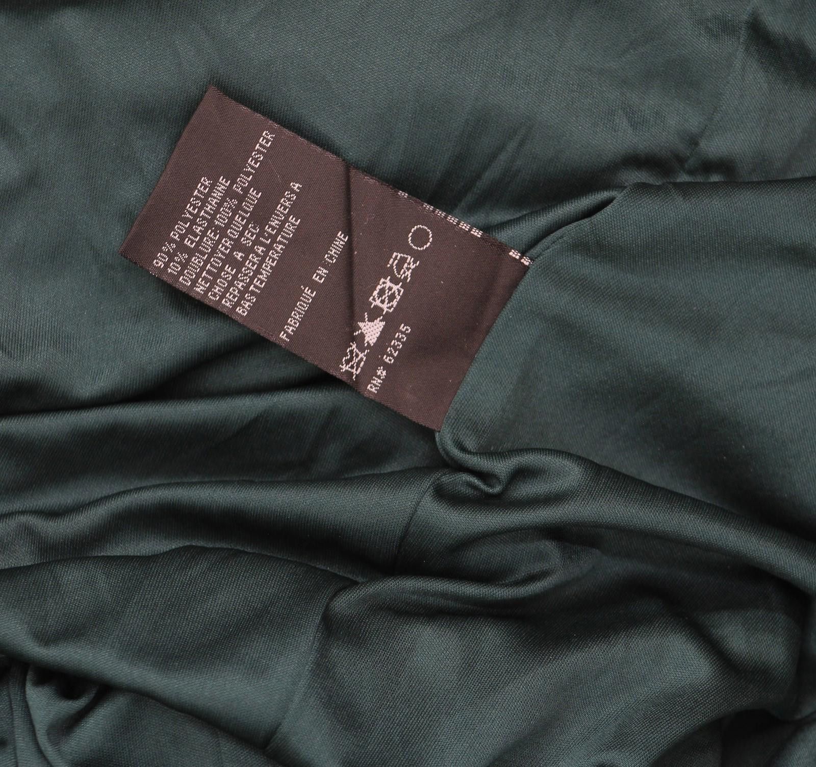 Other Betsy & Adam One Velvet Gown Dress A21575p Hunter Green 6p Size M / US 6-8 / IT 42-44 - 6 Thumbnail