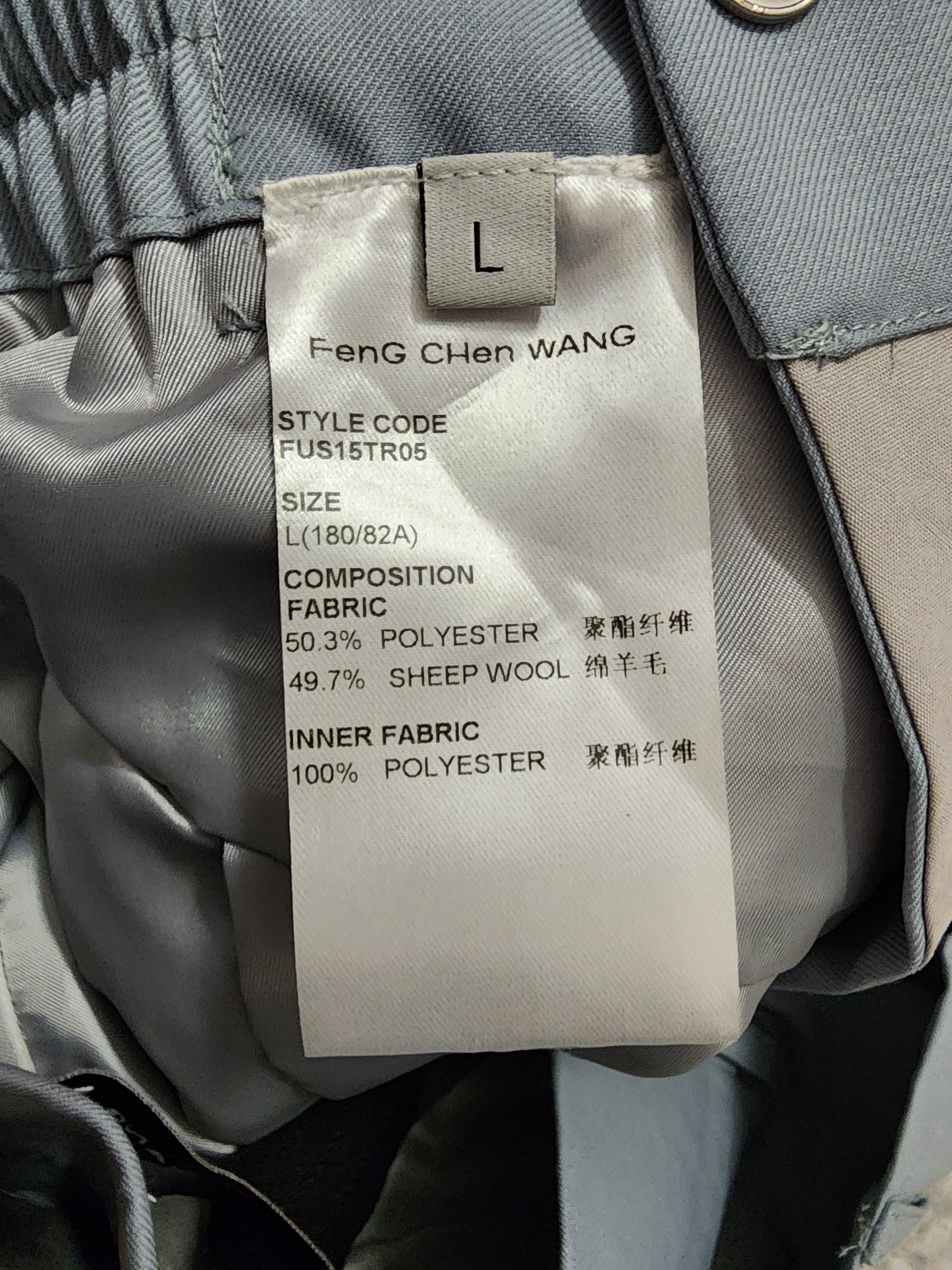 Feng Chen Wang Double Waistband Trousers Size US 34 / EU 50 - 12 Thumbnail