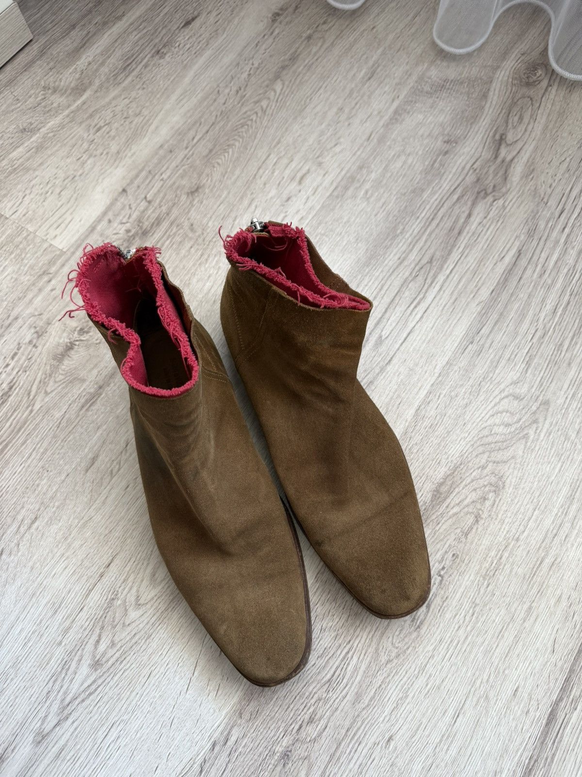 Zadig & Voltaire Zadig & Voltaire Suede Ankle Boots Brown EU 44 / US 11 Size US 11 / EU 44 - 3 Thumbnail