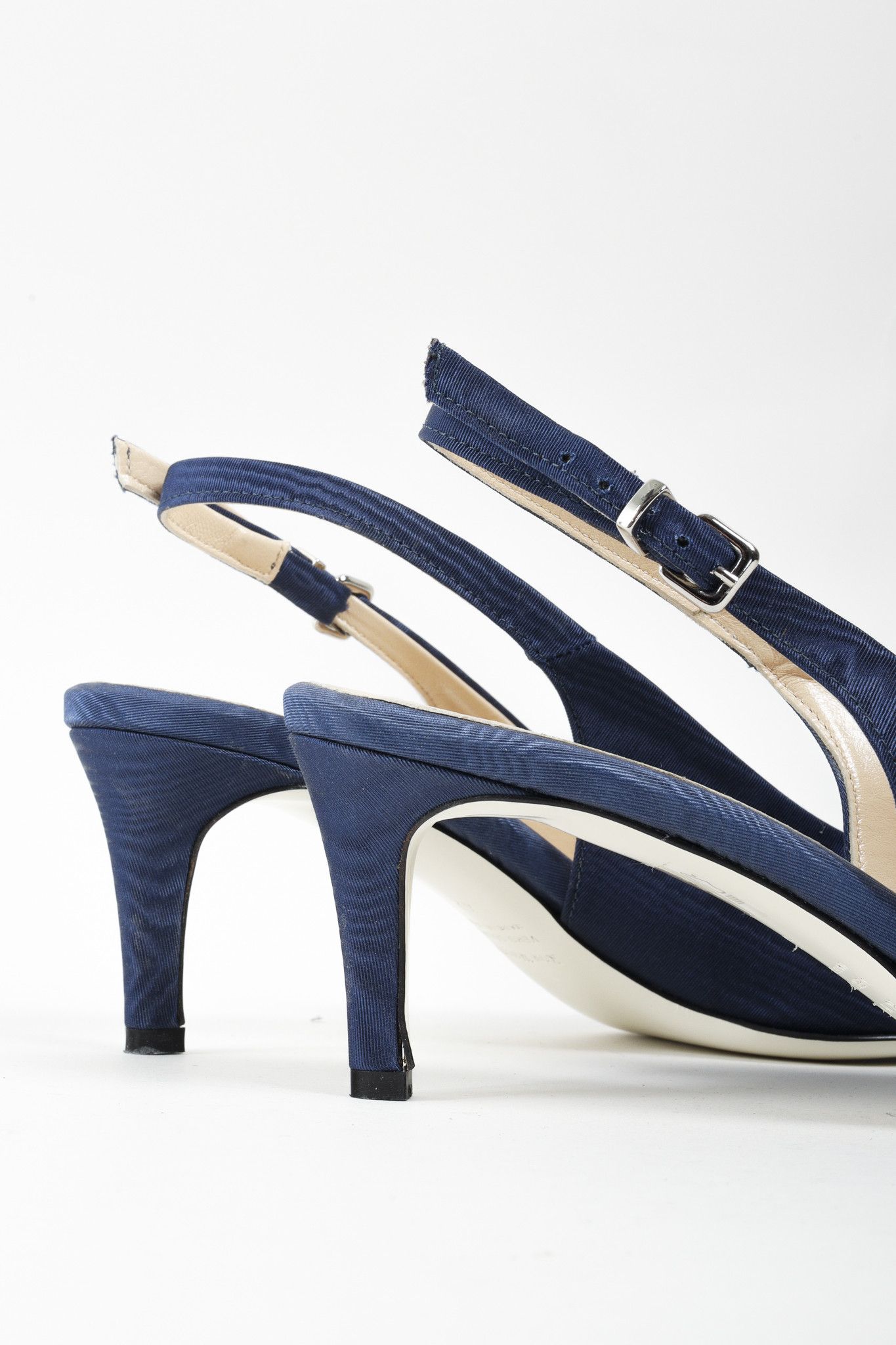 Ron White Ron White Queenie Navy Sling Back Pump Size US 11 / IT 41 - 8 Thumbnail