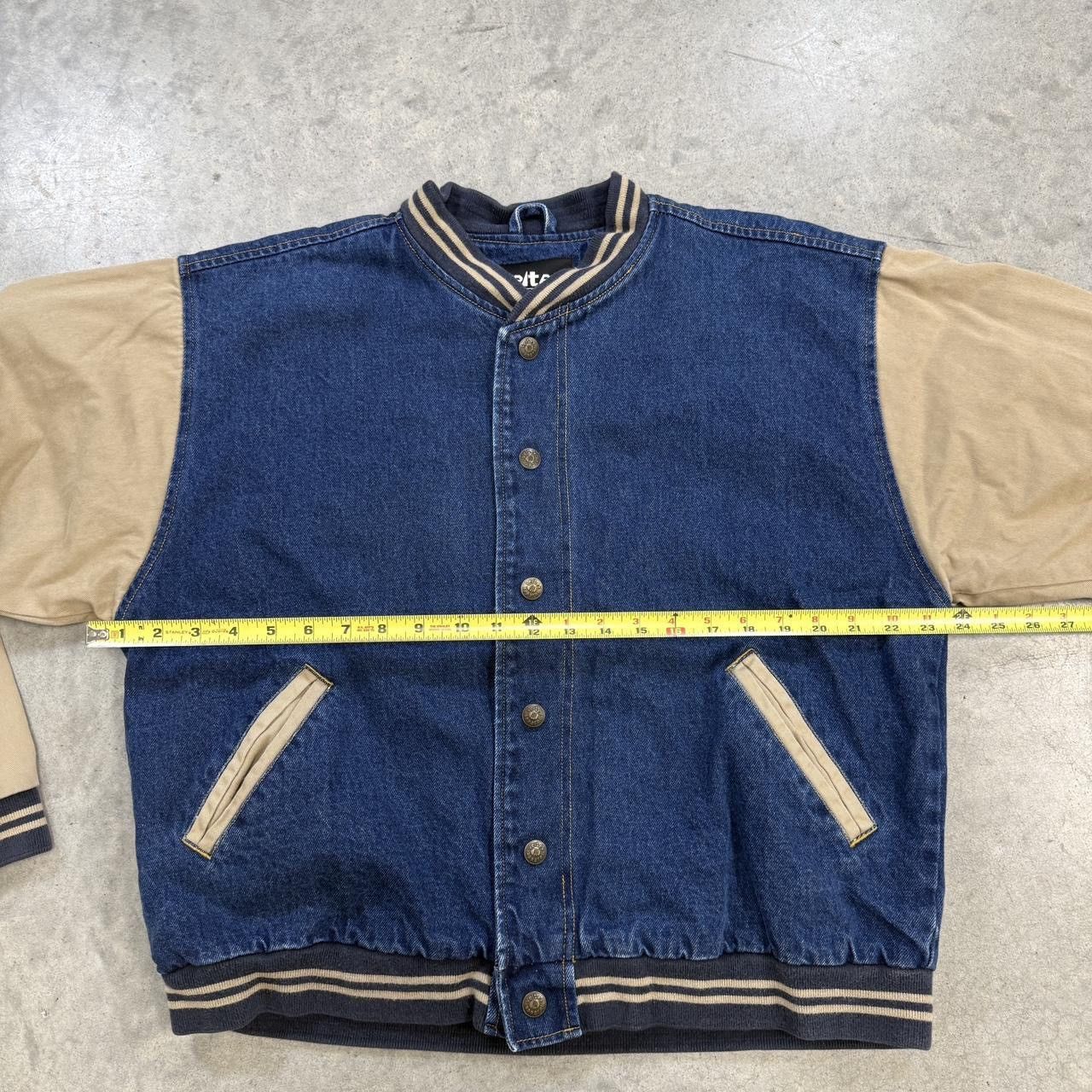 Other Vintage denim varsity bomber jacket Size US M / EU 48-50 / 2 - 5 Thumbnail