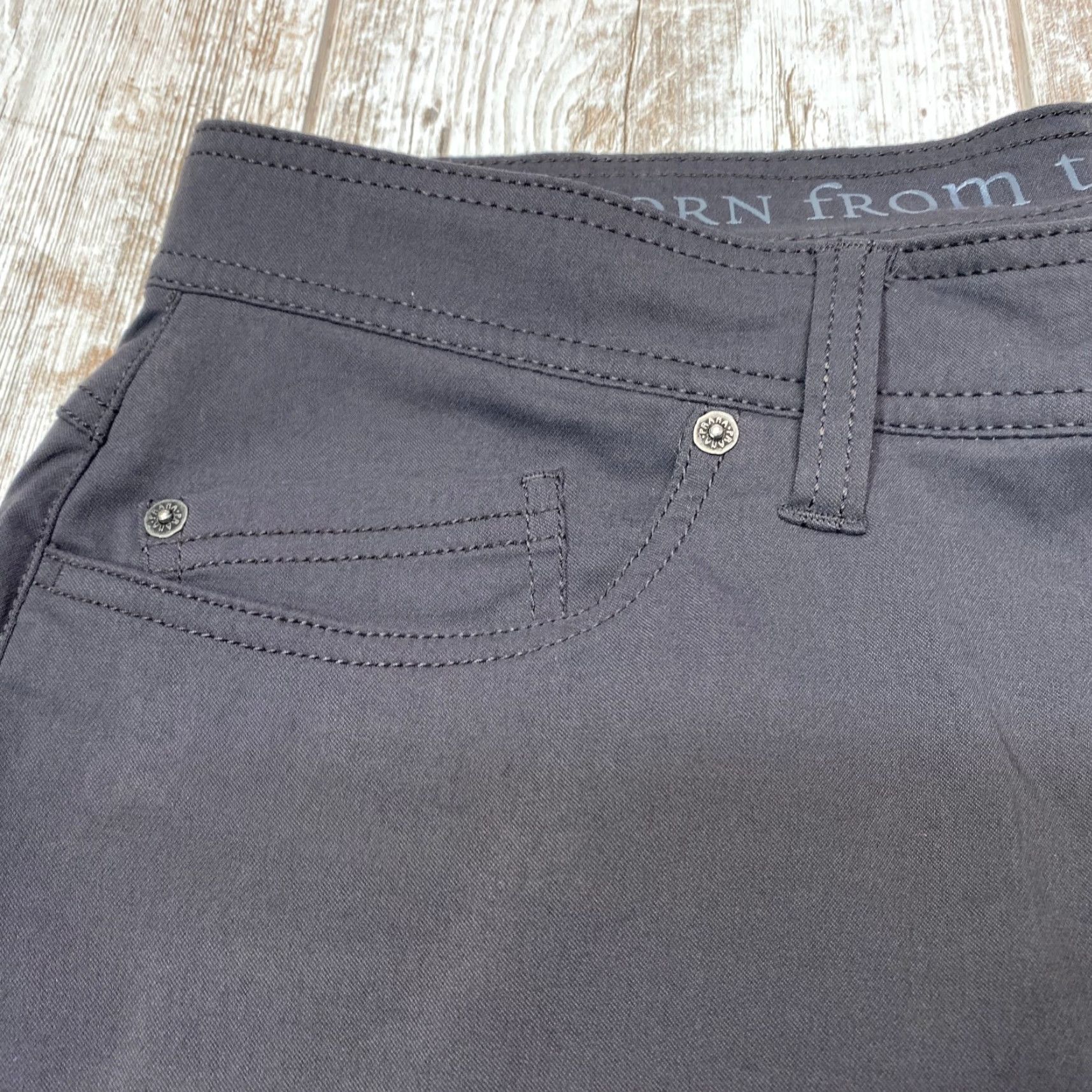 Prana Prana Pants Slim Fit Mens 34x32 Gray Outdoors Breathe Born From The Experience Size US 34 / EU 50 - 6 Thumbnail