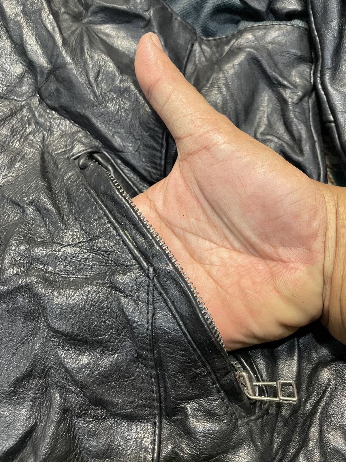 Ducati Vintage Ducati Meccanica Bologna Leather Motorcycle Jacket Size US L / EU 52-54 / 3 - 10 Thumbnail