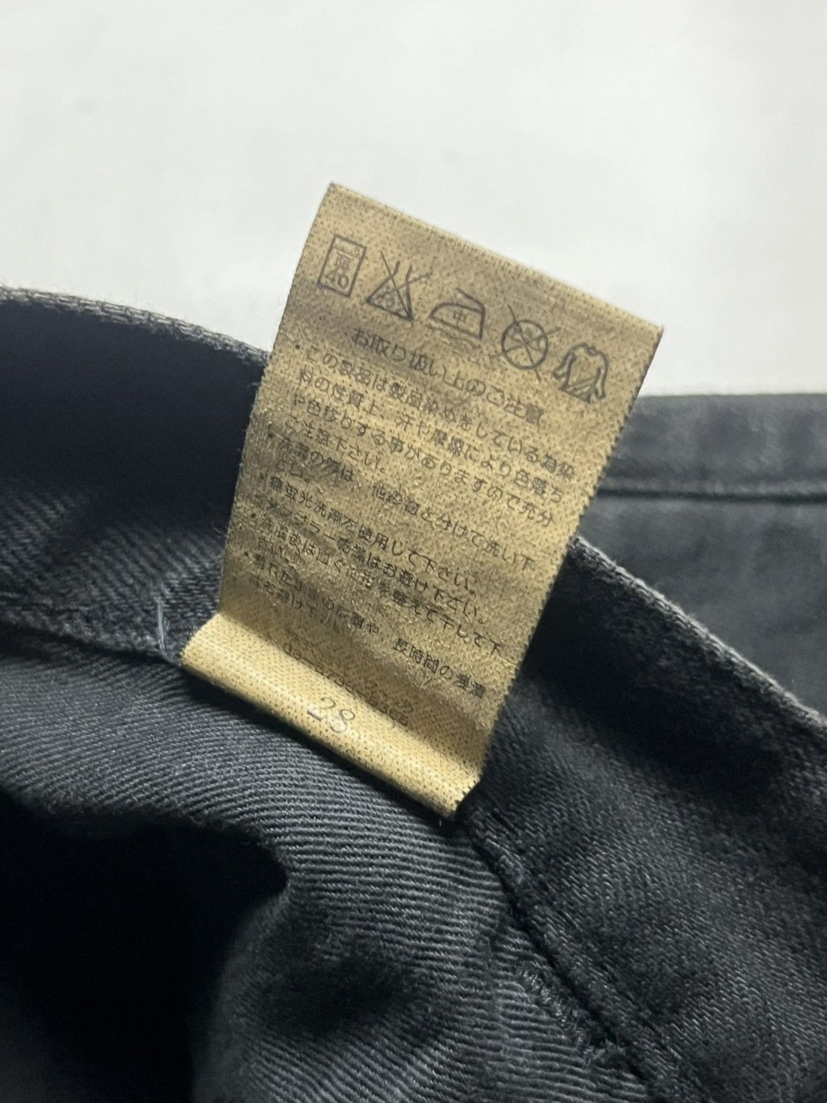 Fragment Design × Vanquish 📦HOT📦Vanquish distress denim full black / vkei / biker style Size US 28 / EU 44 - 10 Thumbnail