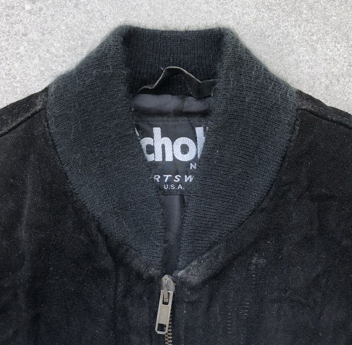 Schott Vintage SCHOTT NYC Suede Leather Bomber Jacket USA 🇺🇸 Size US M / EU 48-50 / 2 - 8 Thumbnail