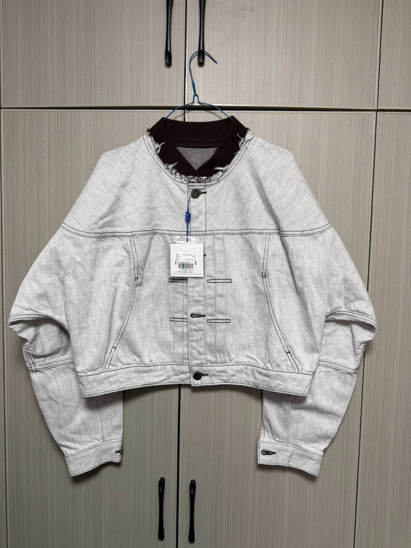 Ader Error ADER ERROR Denim White Light Jacket m Men Size US M / EU 48-50 / 2 - 1 Thumbnail