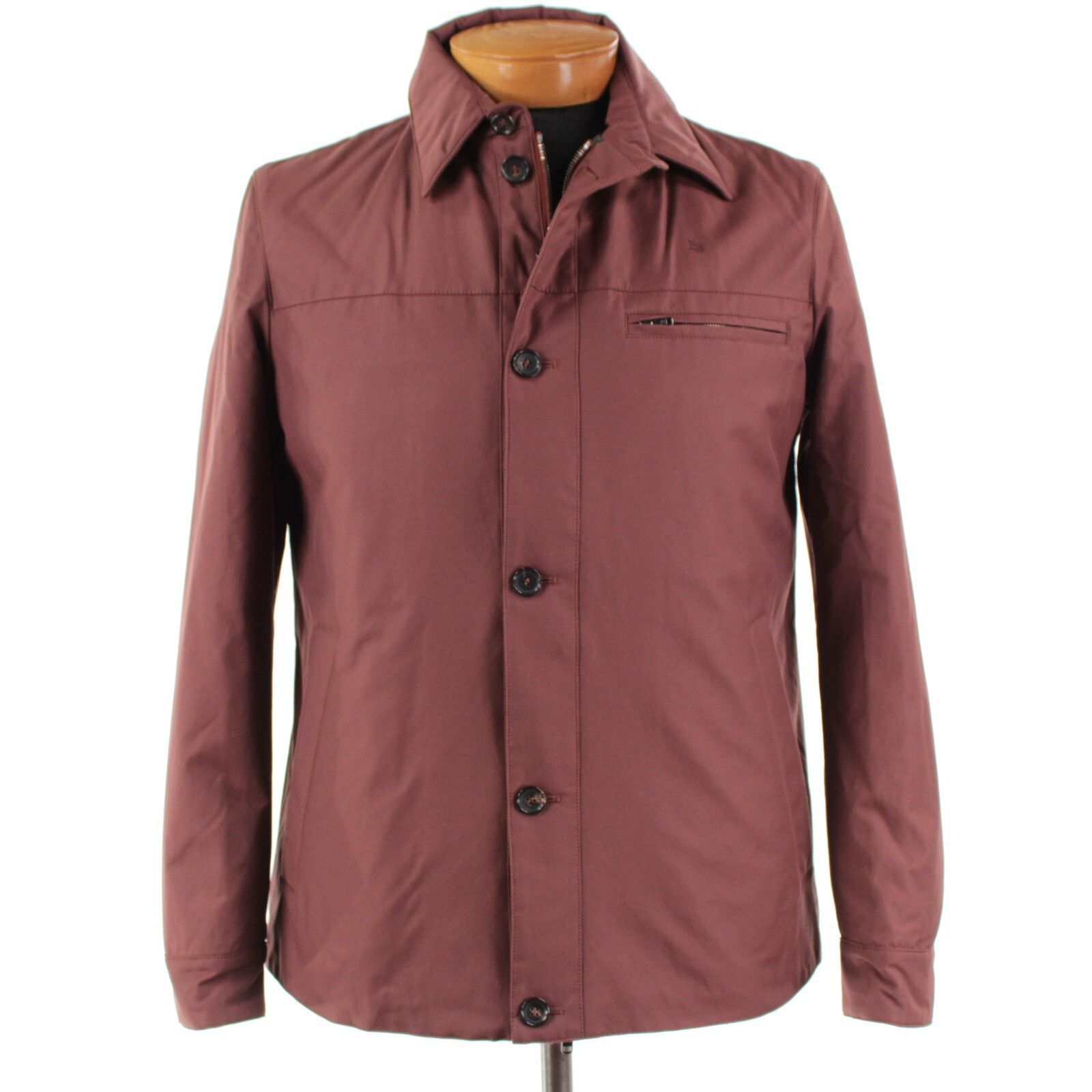 Luciano Barbera Luciano Barbera Overshirt Size M US In Red Cotton Blend Size US M / EU 48-50 / 2 - 1 Thumbnail