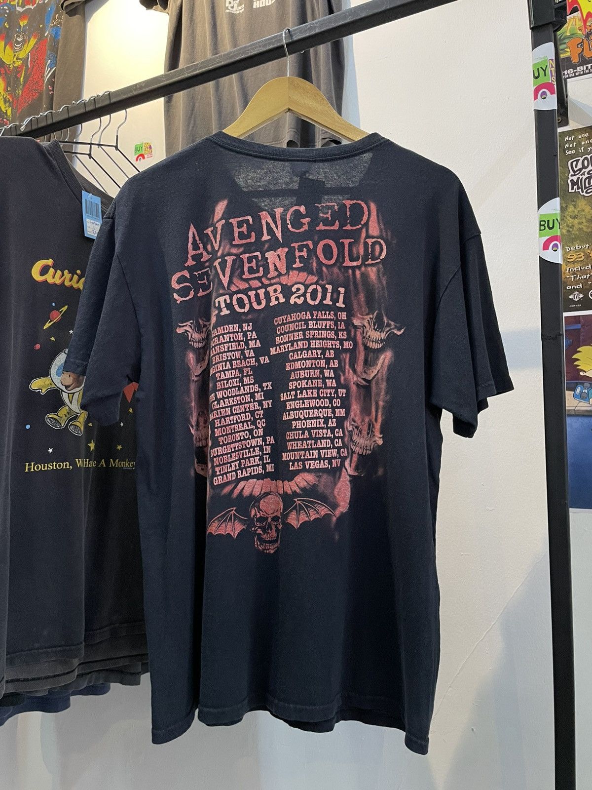 Band Tees × Vintage Avenged Sevenfold 2011 Size US L / EU 52-54 / 3 - 4 Thumbnail
