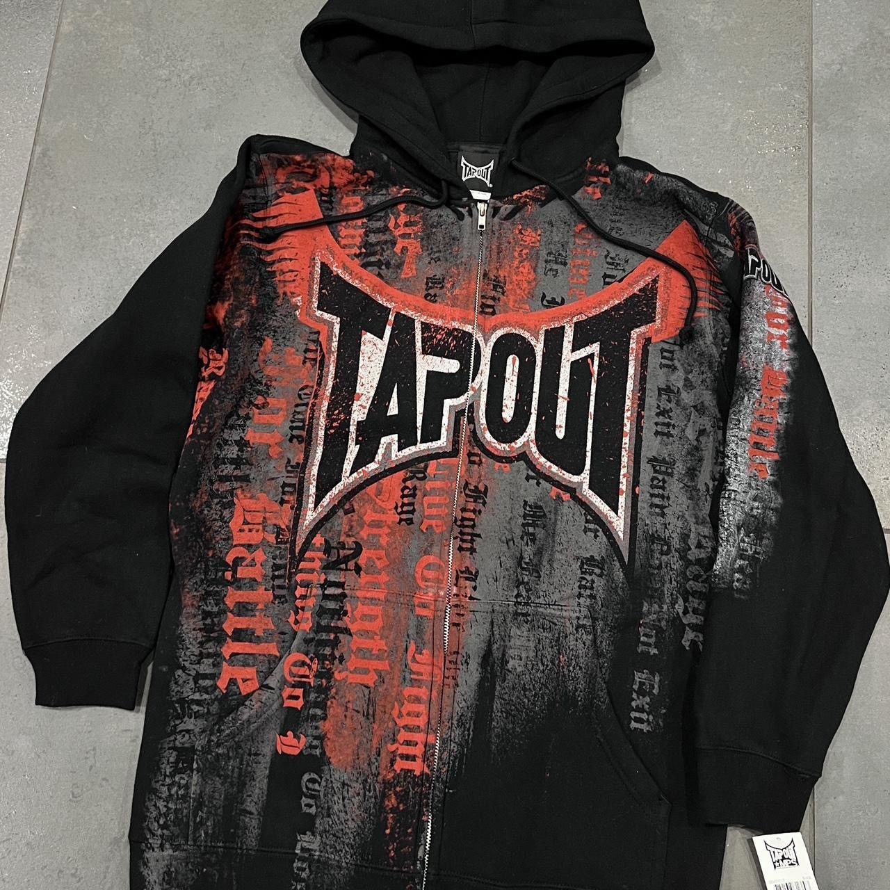 Tapout TAPOUT BLOOD FIGHT VINTAGE 2000s RARE Y2K HOODIE BATTLE BNWT Size US S / EU 44-46 / 1 - 2 Thumbnail