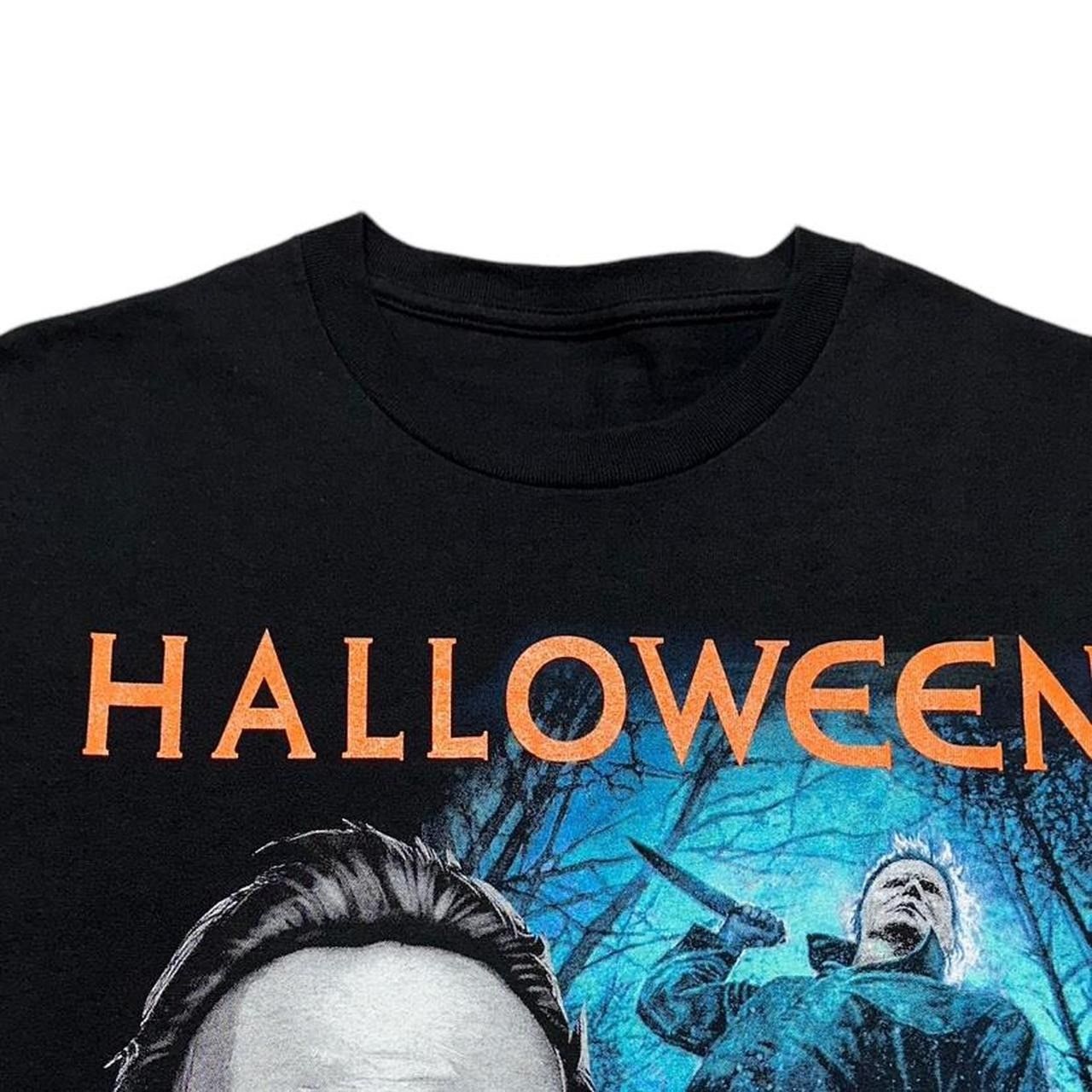 Hanes × Vintage Y2K Halloween Michael Myers Knife T-Shirt Size US S / EU 44-46 / 1 - 4 Thumbnail
